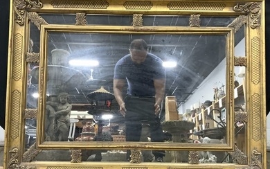 Giltwood Style Frame Wall Mirror 42in