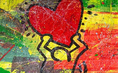 Gongas (XX-XXI) - Gongas vs Keith Haring - Love is the Answer V