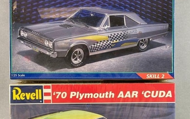 Group of 2 Revell Muscle Cars Plastic Model Kits