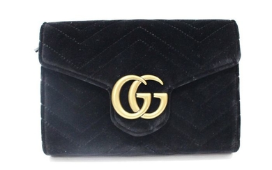 Gucci - GG Velvet Matelasse MiniCrossbody bag