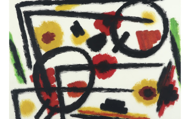 HUSSEM WILLEM (1900 - 1974) 20th Cent. Dutch abstract mixed...