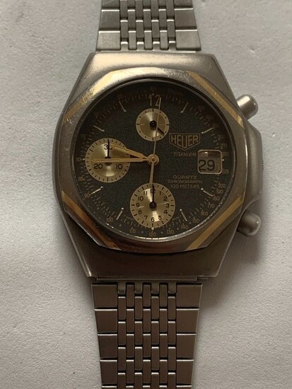 Heuer - Titanium Chronograph - Ref. 225206 - No Reserve Price - Men - 1980-1989