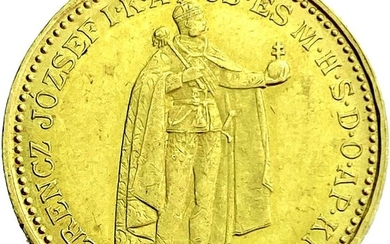 Hungary - 20 Korona 1892-KB - Gold
