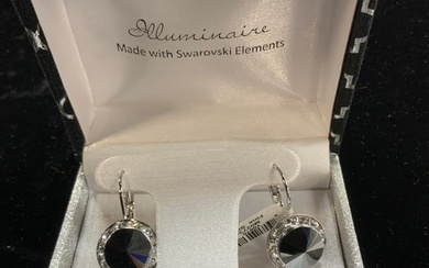 Illuminaire Swarovski Crystal Earrings NIB
