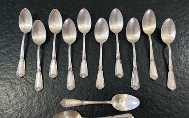 Jean Emile Puiforcat (1897-1945) - Coffee spoon (12) - Pompadour model - .950 silver