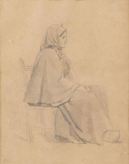 Jean-Louis Ernest MEISSONIER (1815-1891) " Bretonne
