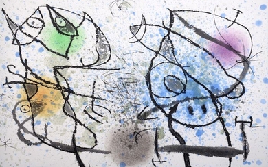Joan Miro (1893-1983) - Le Courtisan grotesque, 1974
