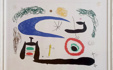 Joan Miró: Miró at pace/Columbus Exhibition Poster