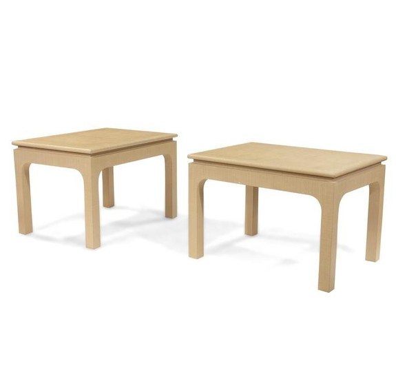 Karl Springer Style Tables - Pair