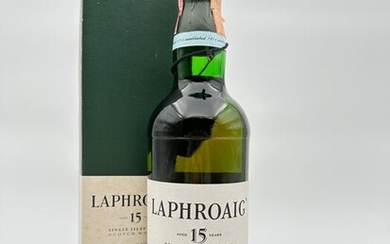 Laphroaig 15 years old - Original bottling - b. 1980s - 70cl