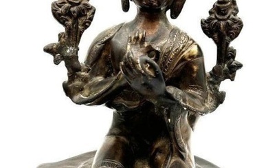 Large Bronze figurIne NEPAL / Chinese