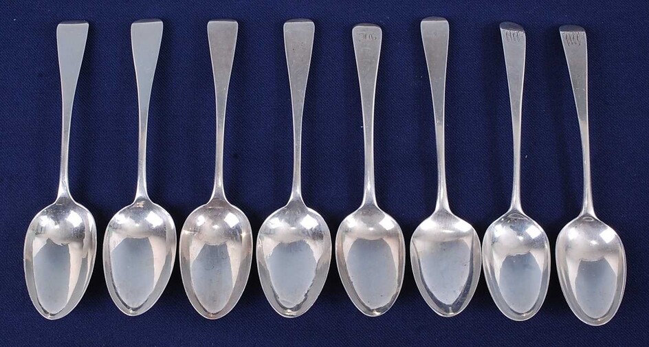 A set of four Victorian silver tablespoons
