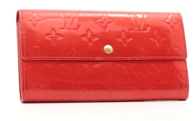 Louis Vuitton Monogram Vernis Leather Continental Flap Wallet