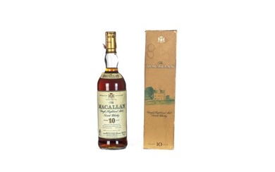 Macallan 10 years old Single Highland Malt Scotch Whisky Scotland...