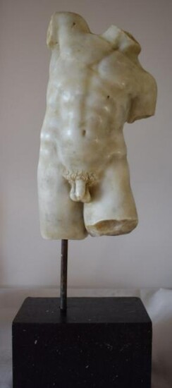 Marble torso, 19th century