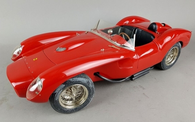 Marc Antonietti et Henri Bossat - Ferrari Testa Rossa carrossée en Compétition, 1958 rouge, plaque...