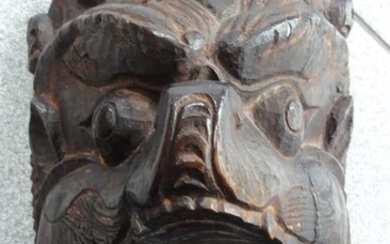 Mask (1) - Wood - Garuda - MASQUE DE GARUDA (KHYUNG) - Tibet - Mid 19th century