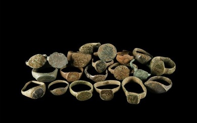 Medieval and Other Bronze Ring Collection