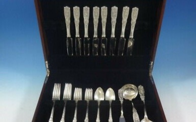 Milburn Rose by Westmorland Sterling Silver Flatware Set For 8 Service 36 Pieces