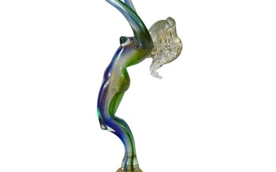 Murano Venetian Art Glass Female Nude Sculpture