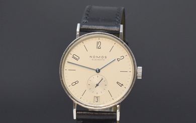 NOMOS Glashütte gents wristwatch Tangomat in steel, Germany sold according...