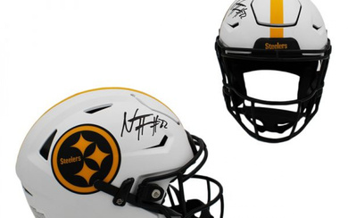 Najee Harris Signed Steelers Full-Size Authentic On-Field Lunar Eclipse Alternate SpeedFlex Helmet (Fanatics & Radtke)