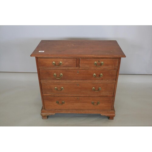 Neat proportioned Georgian chest drawers with two short and ...