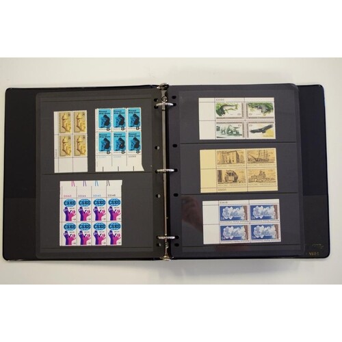 One album of United States of America mint stamp blocks, mos...