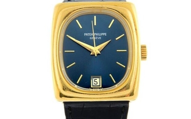 PATEK PHILIPPE - a Beta 21 wrist watch. 18ct yellow gold case. Case width 33mm. Reference 3603
