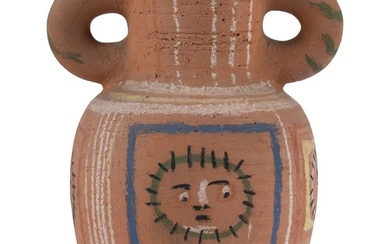 Pablo Picasso (Spanish, 1881–1973) Vase au décor pastel (A.R. 190), 1953