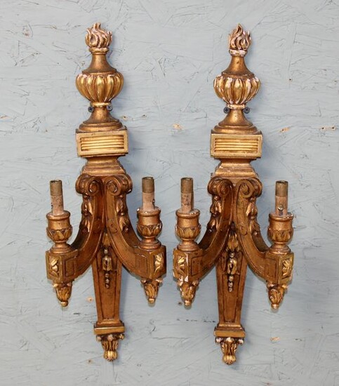 Pair of French Louis XVI style sconces