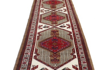 Persian carpet Ardebil made of real wool - Rug - 350 cm - 100 cm