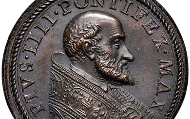 Pio IV (1559-1565) Medaglia riconio 1563 Costruzione dell'Ospizio dei Poveri...