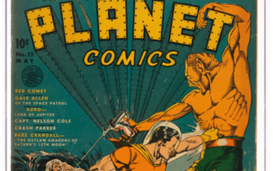 Planet Comics #12 (Fiction House, 1941) CGC VF 8.0...