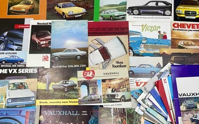 Quantity of Vauxhall Sales Brochures Offered without reserve