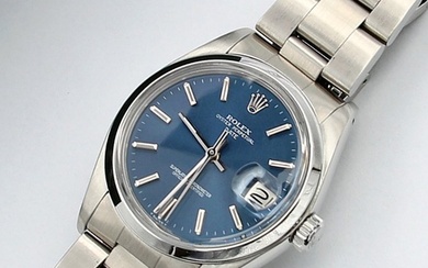 Rolex - Oyster Perpetual Date - Blue Dial - 1500 - Unisex - 1970-1979