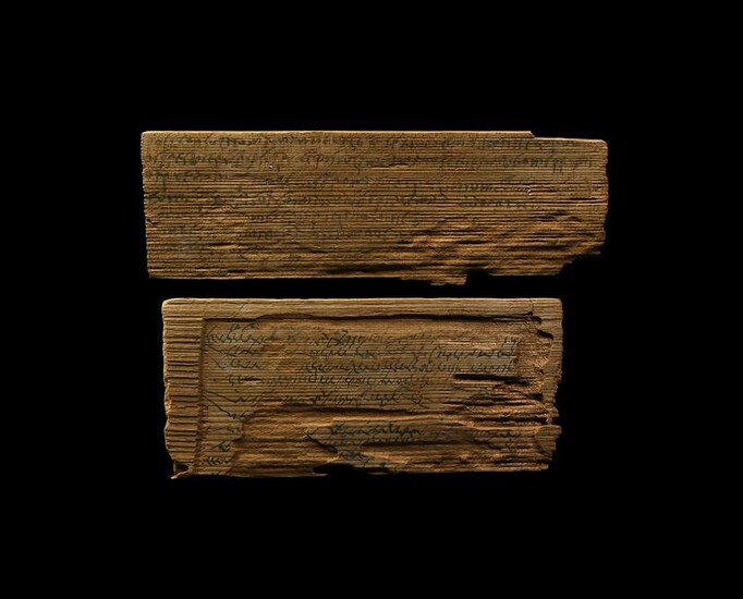Roman Inscribed Wooden Tablet Group