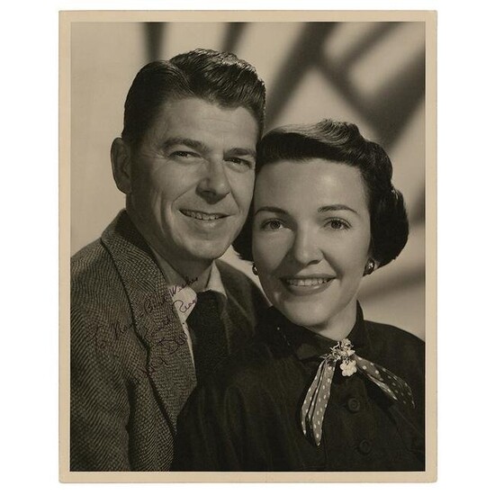 Ronald and Nancy Reagan Signed Photograph