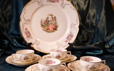 Rosenthal, Sanssouci Toppversion- Rococo artdeco - Coffee and tea service (13) - Porcelain