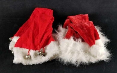 Santa Christmas Hats And Bells