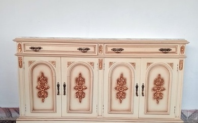 Sideboard - no reserve price - Brass, Wood