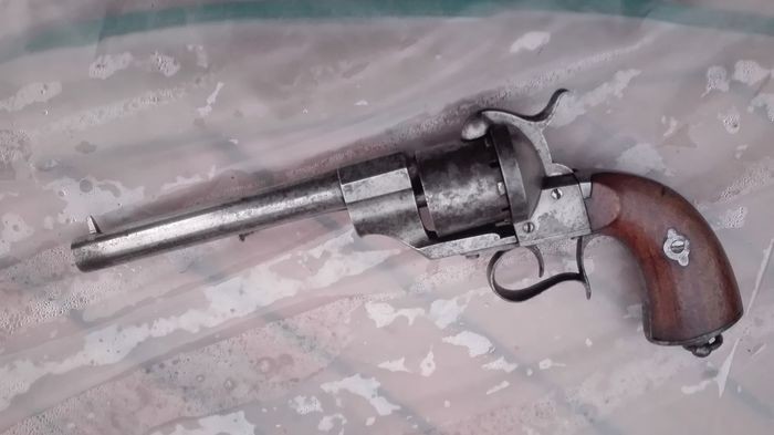 Spain - 1861 Navy - Single Action (SA) - Lefaucheux - Revolver - 12mm cal