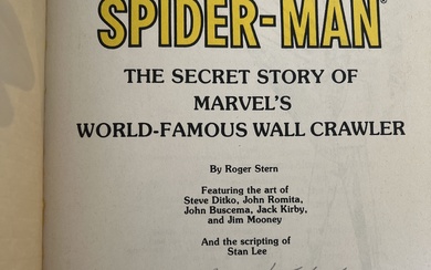 Spider-Man Stan Lee, Jack Kirby and John Romita signed comic book