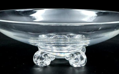 Steuben Crystal Footed Bowl