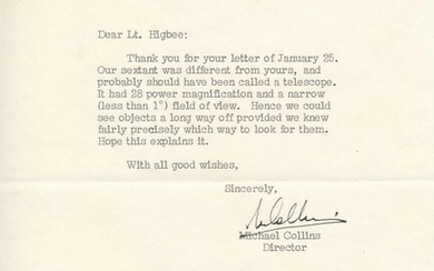 TYPED LETTER - SIGNED