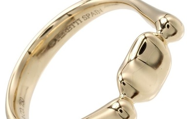 Tiffany TIFFANY&Co. Bean Ring K18 YG Yellow Gold Approx. 4.69g I112223115