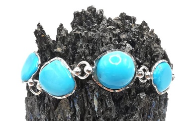Turquoise - Silver - Bracelet