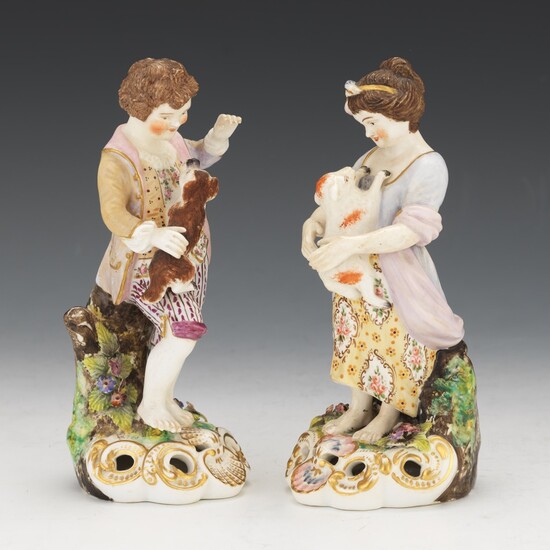 Two Dresden Figurines of Youths
