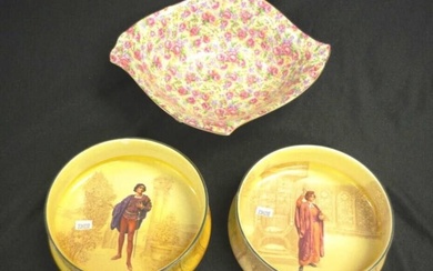 Two Royal Doulton "Shakespeare series" bowls