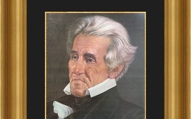 United States President Andrew Jackson Custom Gallery Framed Print